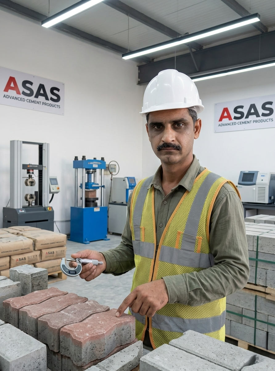ASAS Advanced Co concrete block production factory in Saudi Arabia